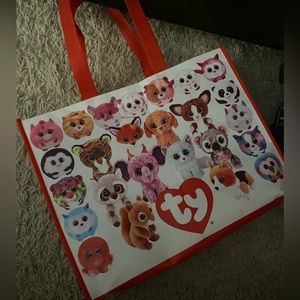 EXCELLENT condition TY inc. reusable bag featuring Beanie Boo’s and Puffies.